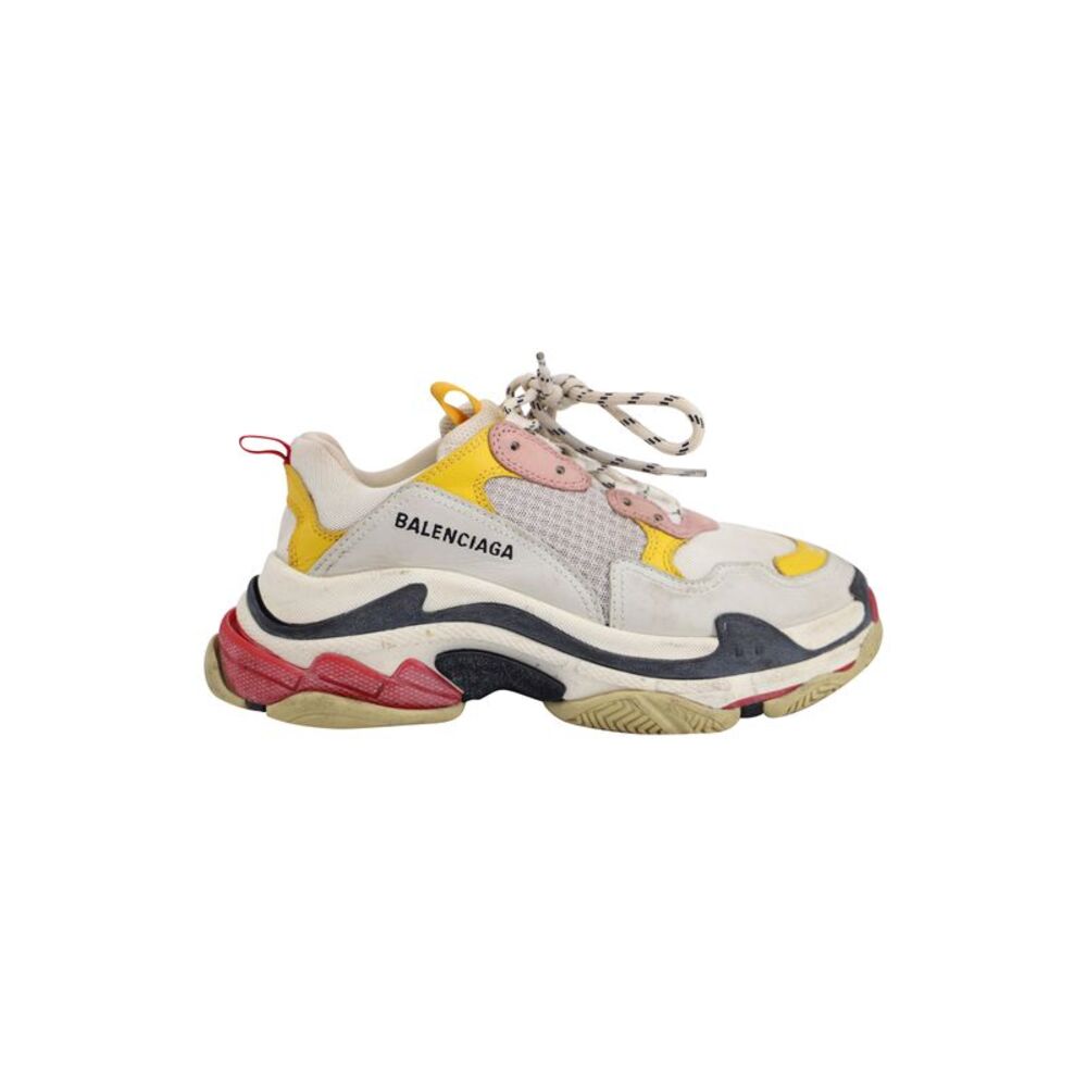 Balenciaga Triple S Sneakers in Multicolor Leather and Mesh